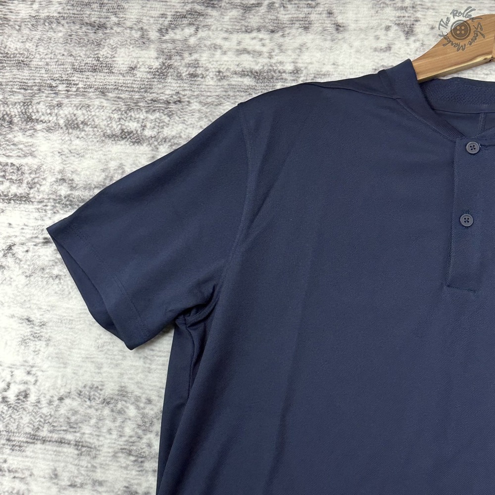 NWT Nike Dri-Fit Blade Golf Polo Men's Small Navy Blue‎ DH0838-451 MSRP $58 - Picture 3 of 10